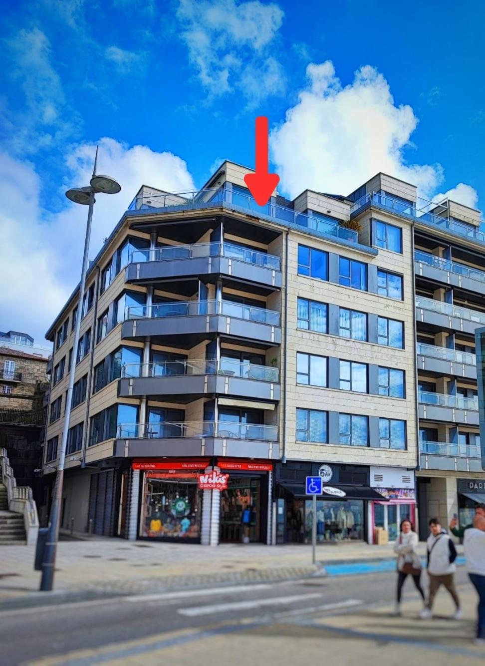 Luxury Centro Silgar Apartment Sanxenxo Bagian luar foto