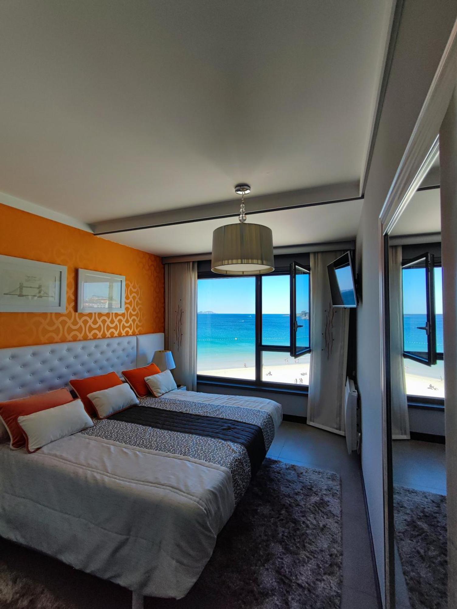 Luxury Centro Silgar Apartment Sanxenxo Bagian luar foto